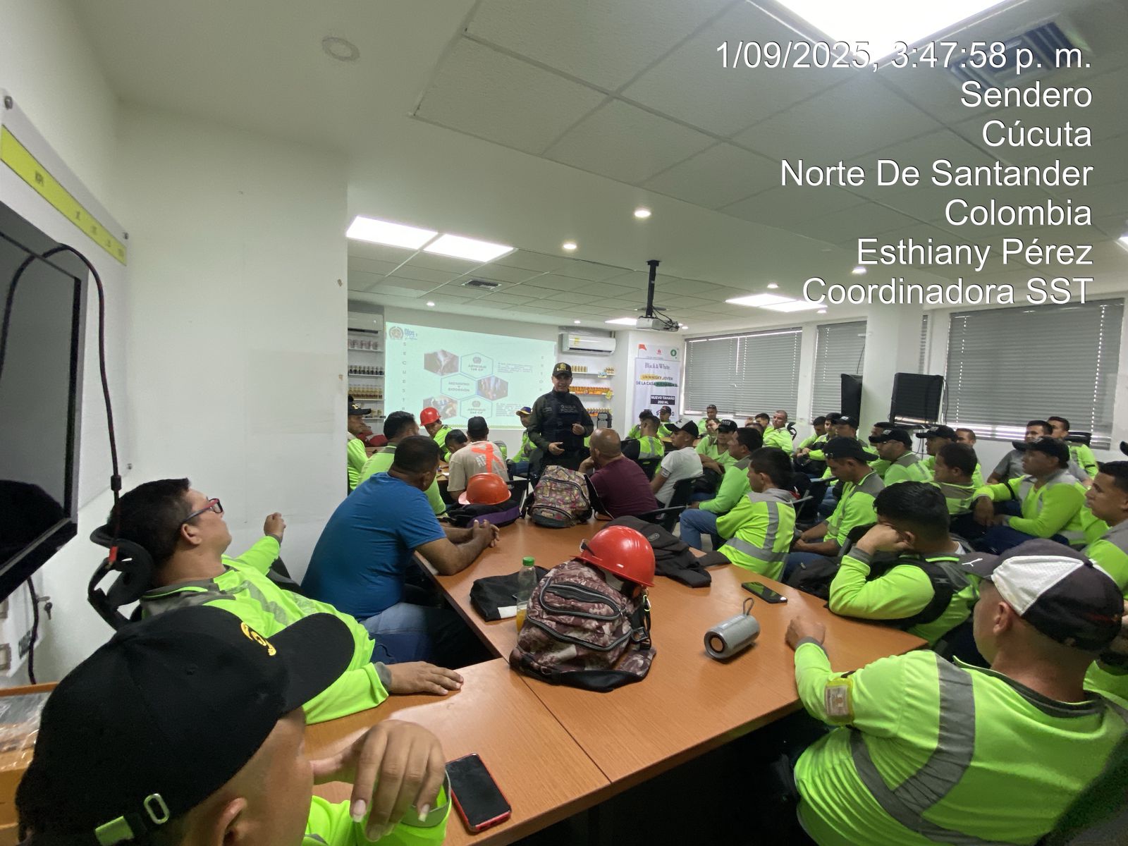 Evidencia de capacitación